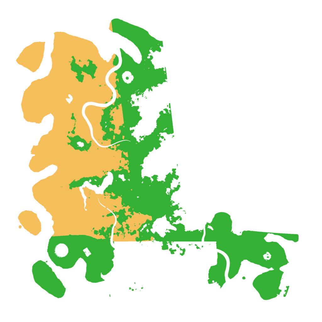 Biome Rust Map: Procedural Map, Size: 4200, Seed: 35123