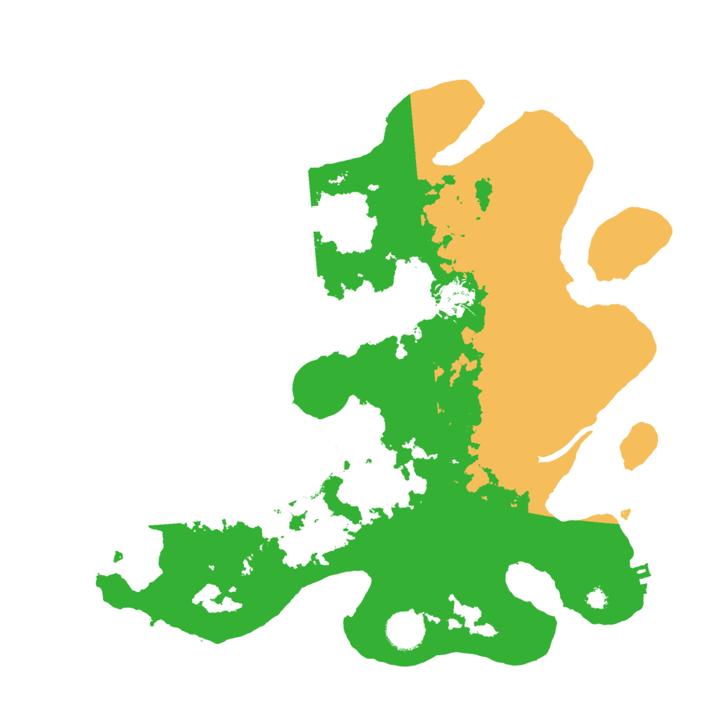 Biome Rust Map: Procedural Map, Size: 3300, Seed: 3263