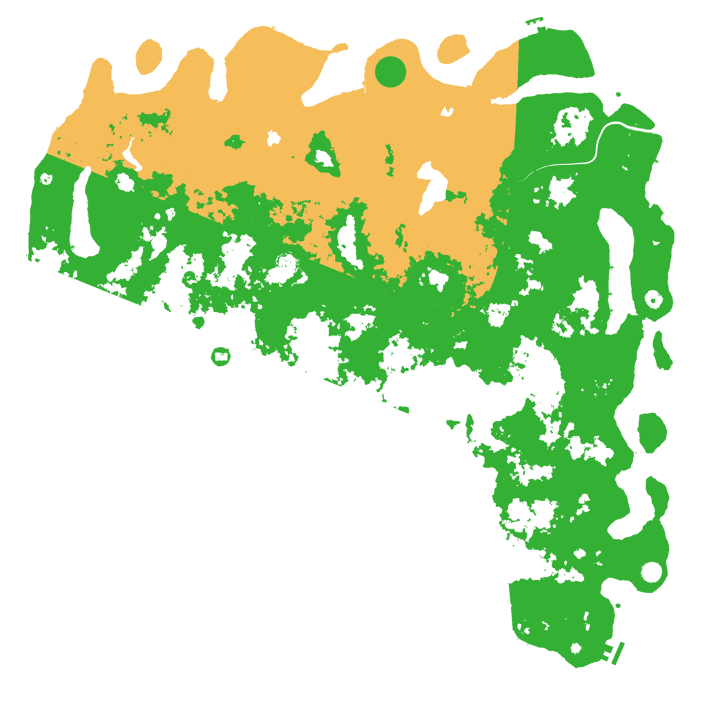 Biome Rust Map: Procedural Map, Size: 6000, Seed: 226950690