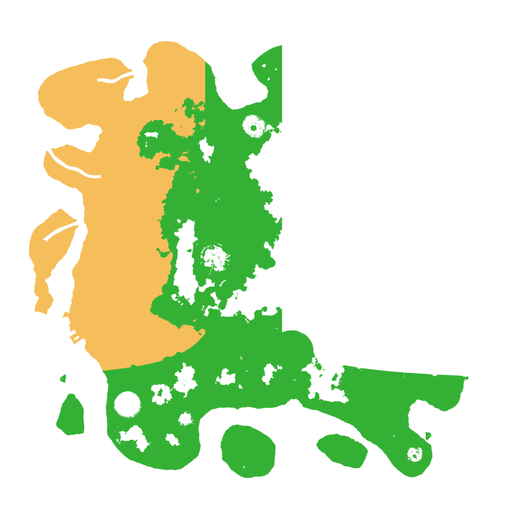 Biome Rust Map: Procedural Map, Size: 3500, Seed: 69390198