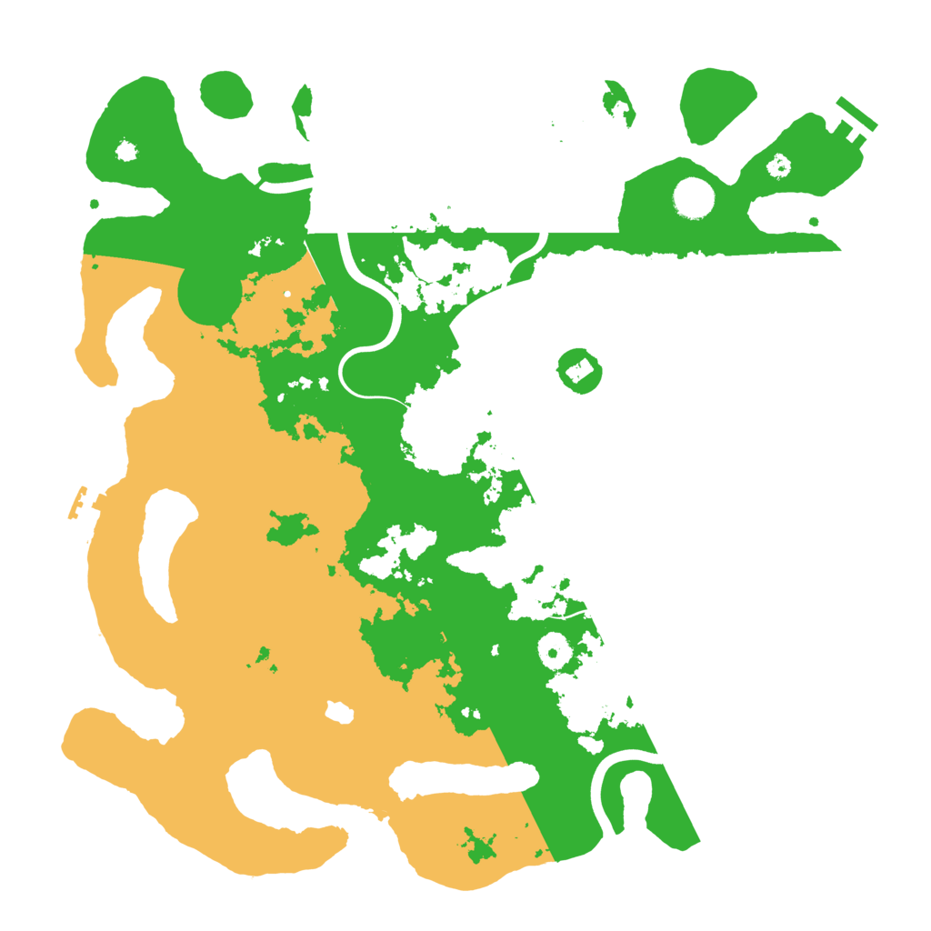 Biome Rust Map: Procedural Map, Size: 4000, Seed: 995898709