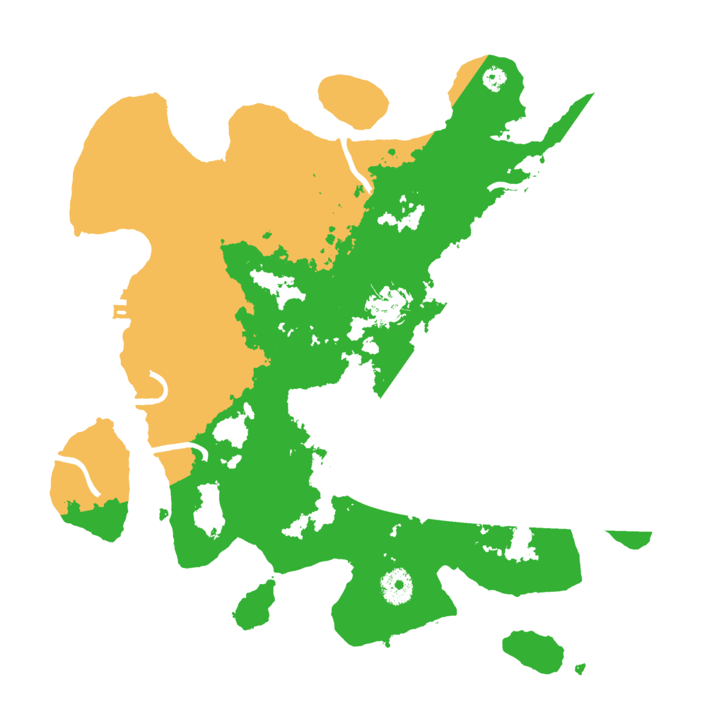 Biome Rust Map: Procedural Map, Size: 3200, Seed: 267588229
