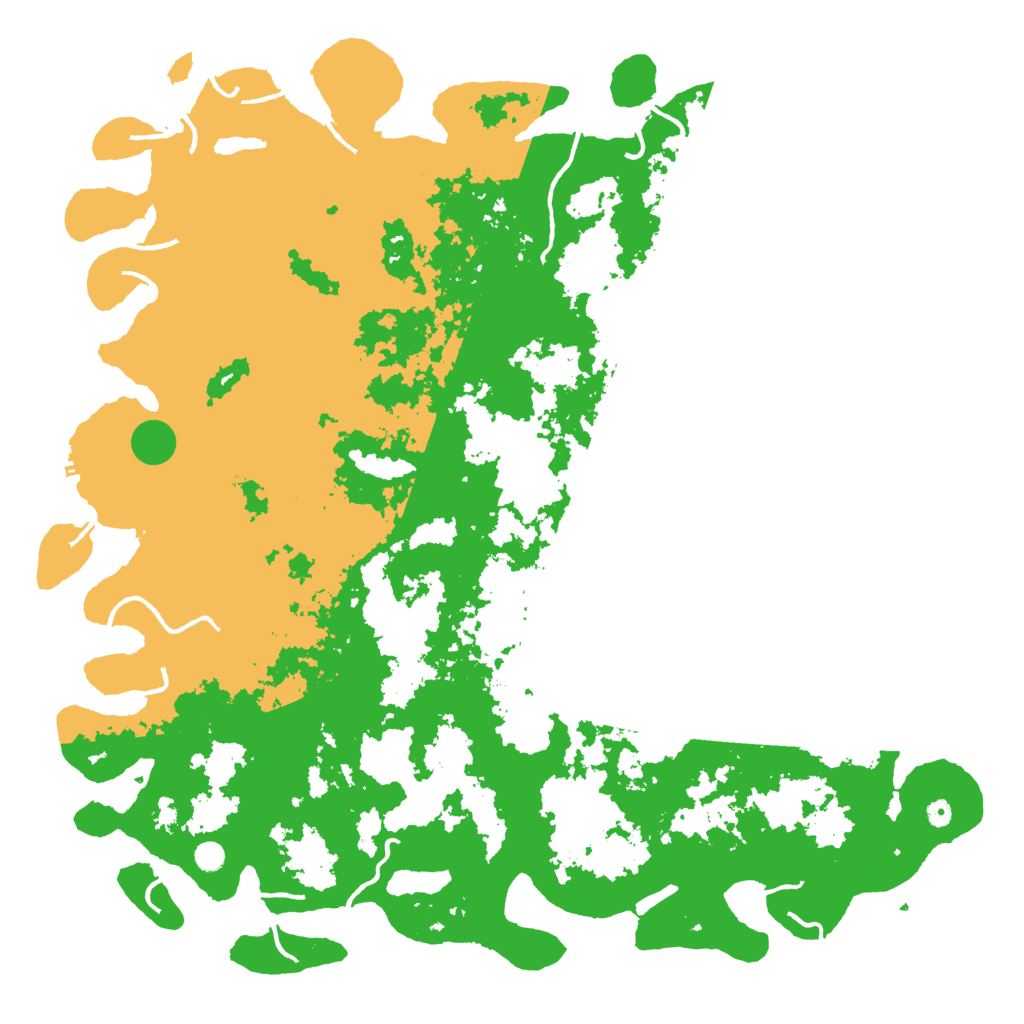 Biome Rust Map: Procedural Map, Size: 6000, Seed: 987565