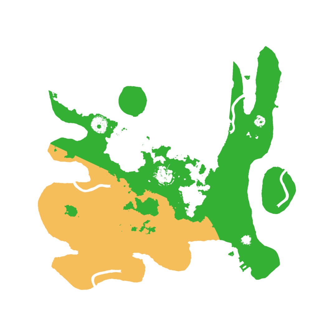 Biome Rust Map: Procedural Map, Size: 3000, Seed: 54433