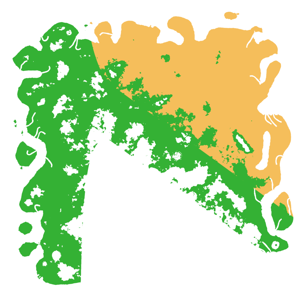 Biome Rust Map: Procedural Map, Size: 6000, Seed: 6578