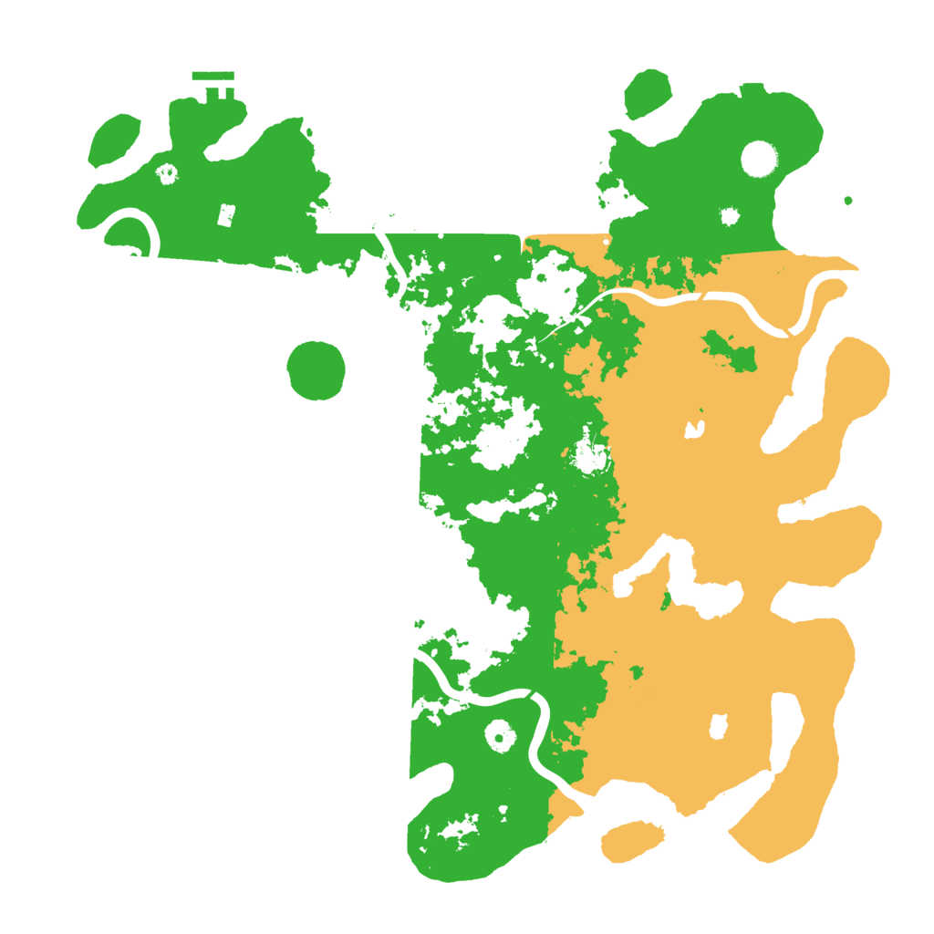 Biome Rust Map: Procedural Map, Size: 4500, Seed: 880698735