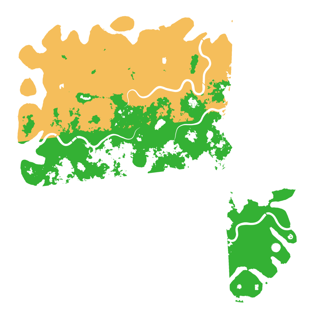 Biome Rust Map: Procedural Map, Size: 6000, Seed: 277794777