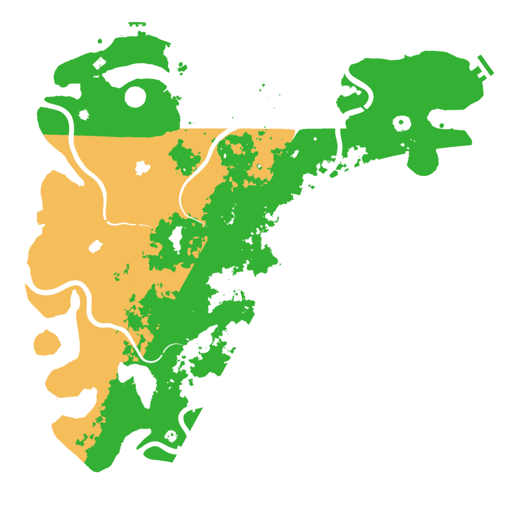 Biome Rust Map: Procedural Map, Size: 4500, Seed: 1390488253