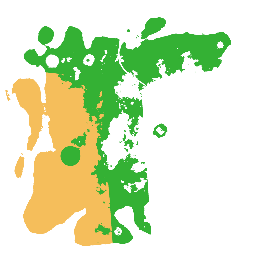 Biome Rust Map: Procedural Map, Size: 3500, Seed: 177963949