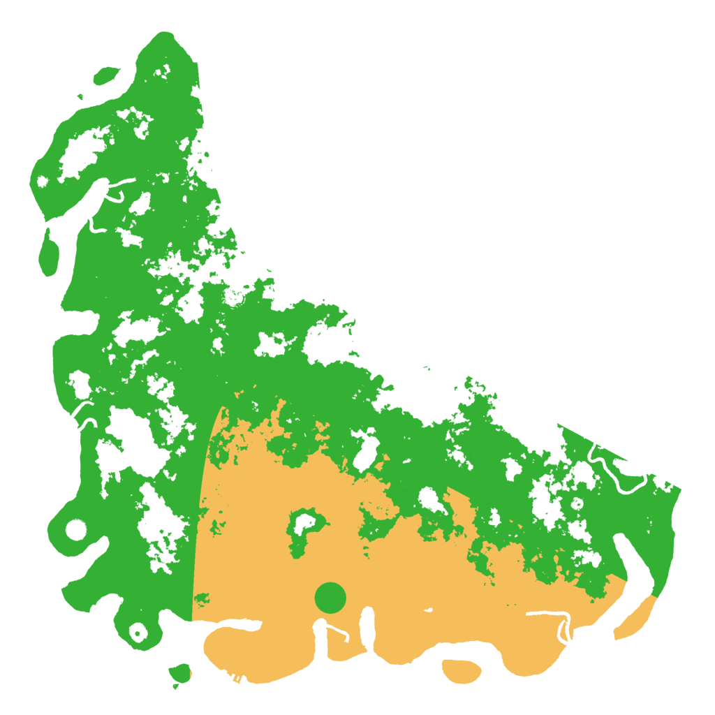 Biome Rust Map: Procedural Map, Size: 6000, Seed: 2068856969