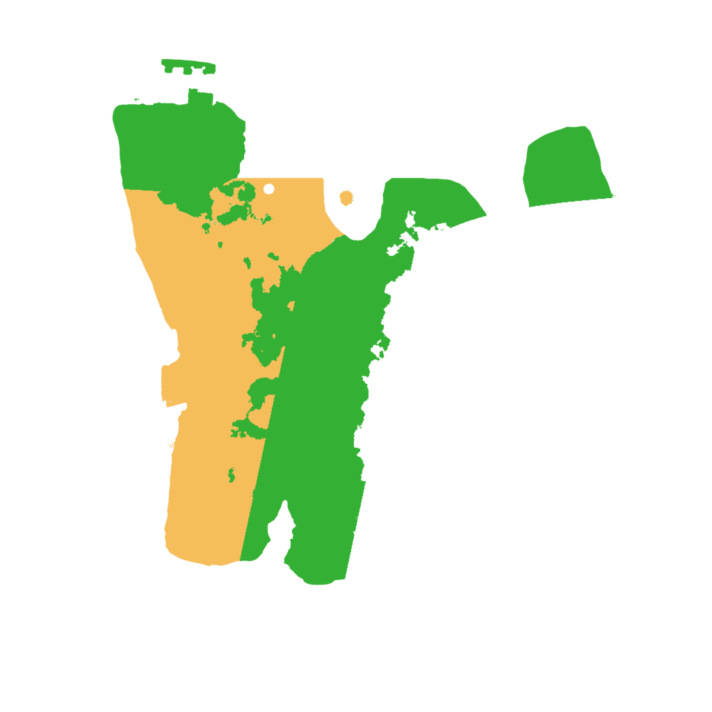 Biome Rust Map: Procedural Map, Size: 2000, Seed: 2066704449