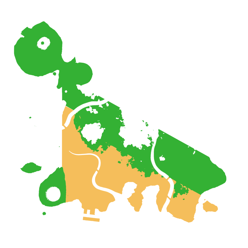 Biome Rust Map: Procedural Map, Size: 3000, Seed: 1157876962