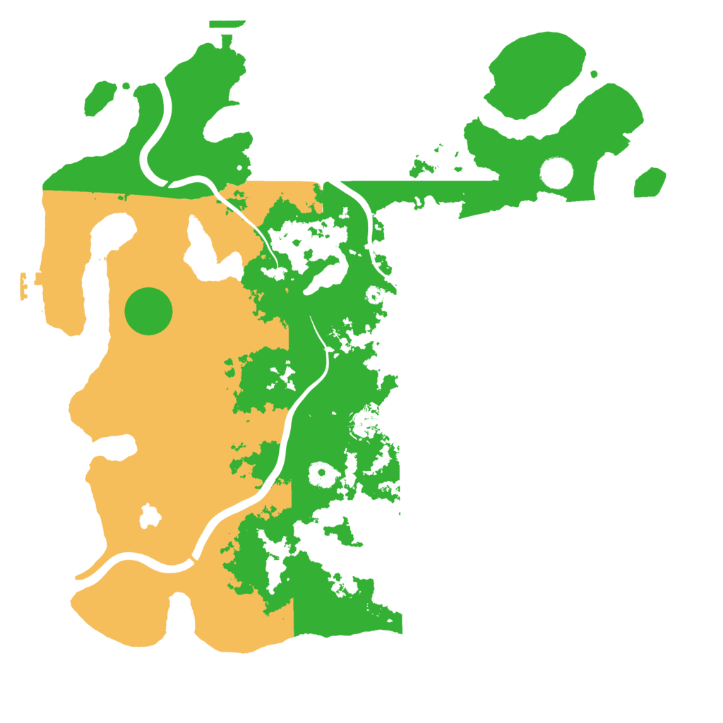 Biome Rust Map: Procedural Map, Size: 4000, Seed: 1900078466