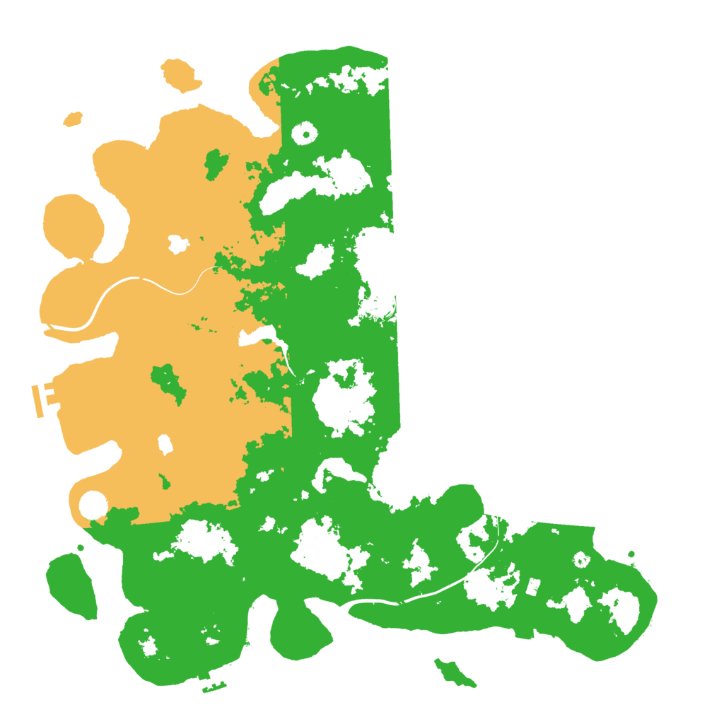 Biome Rust Map: Procedural Map, Size: 4500, Seed: 672425730