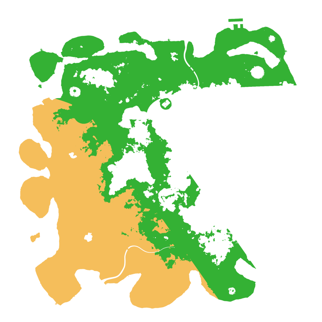 Biome Rust Map: Procedural Map, Size: 4500, Seed: 287561362