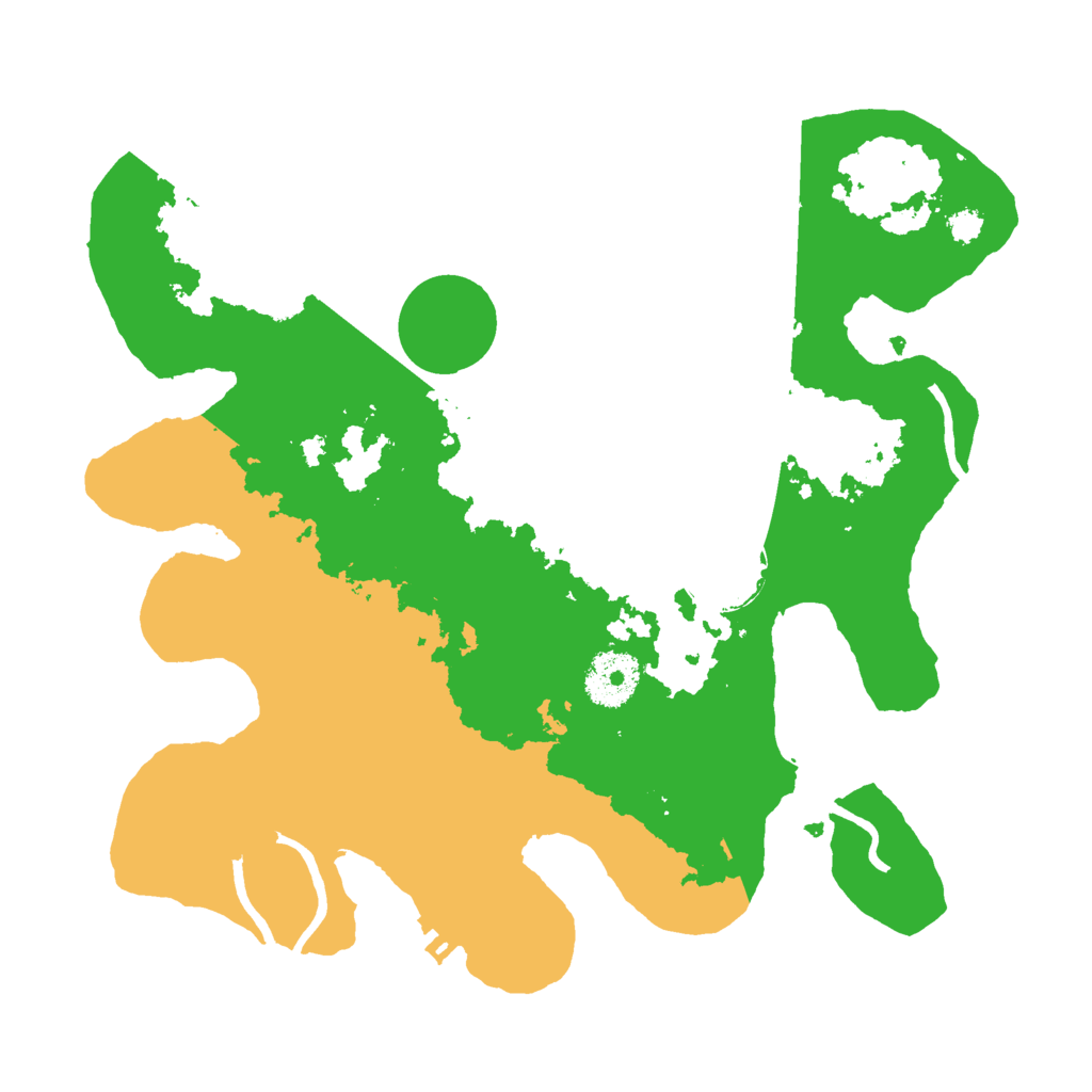 Biome Rust Map: Procedural Map, Size: 3000, Seed: 3452670