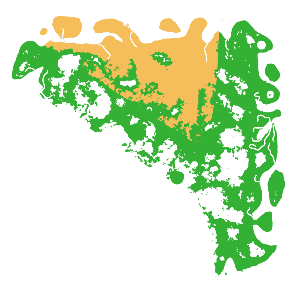 Biome Rust Map: Procedural Map, Size: 6000, Seed: 5171985