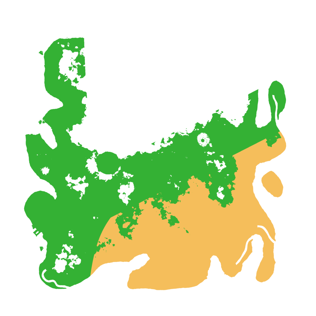 Biome Rust Map: Procedural Map, Size: 3700, Seed: 449120