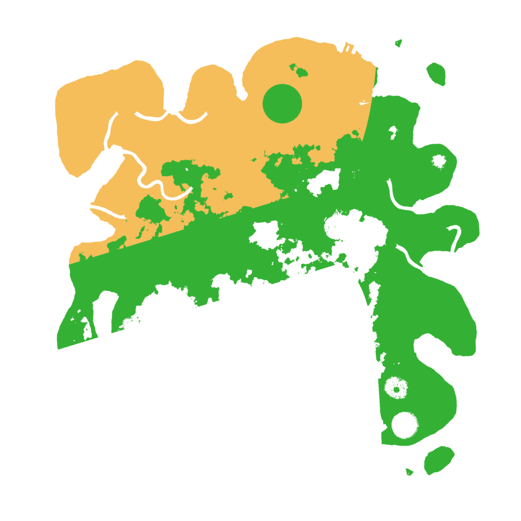 Biome Rust Map: Procedural Map, Size: 3500, Seed: 5874676