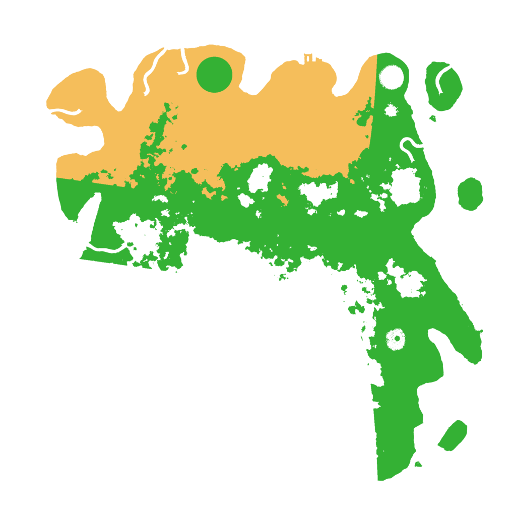 Biome Rust Map: Procedural Map, Size: 3800, Seed: 37