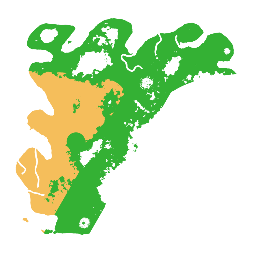 Biome Rust Map: Procedural Map, Size: 3800, Seed: 708604