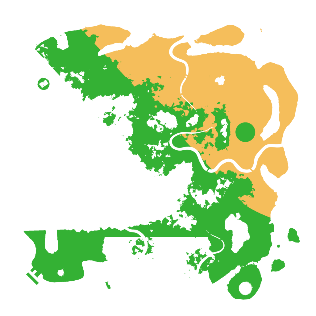 Biome Rust Map: Procedural Map, Size: 4250, Seed: 961447442