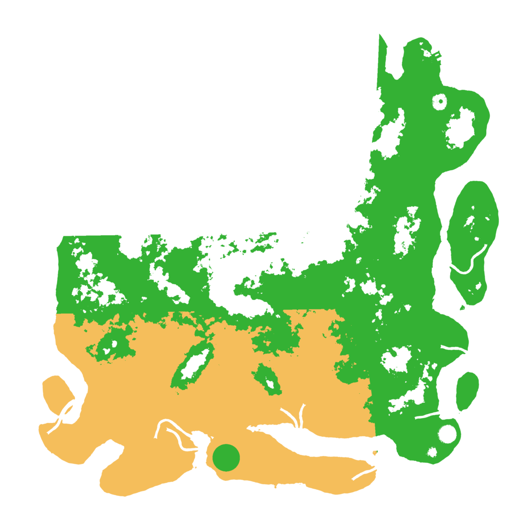 Biome Rust Map: Procedural Map, Size: 5000, Seed: 6245