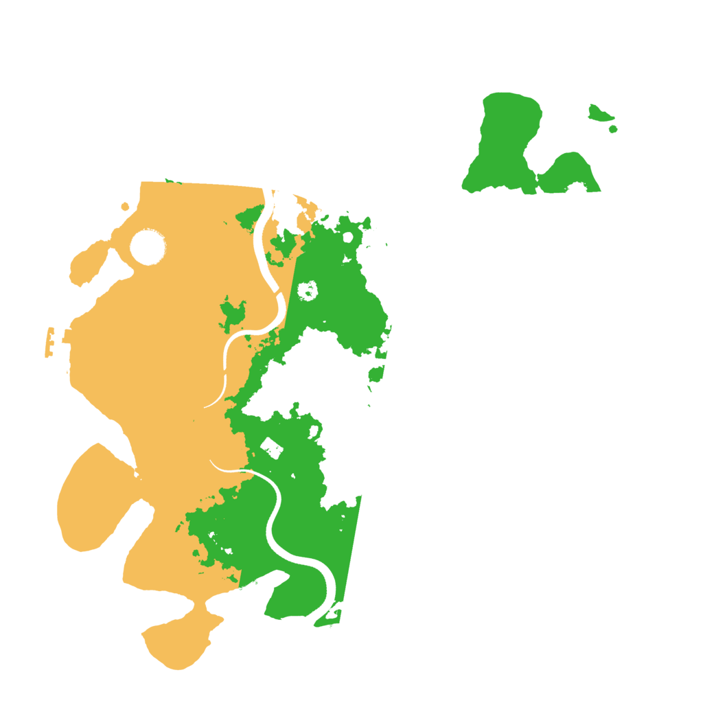 Biome Rust Map: Procedural Map, Size: 3500, Seed: 1414387579