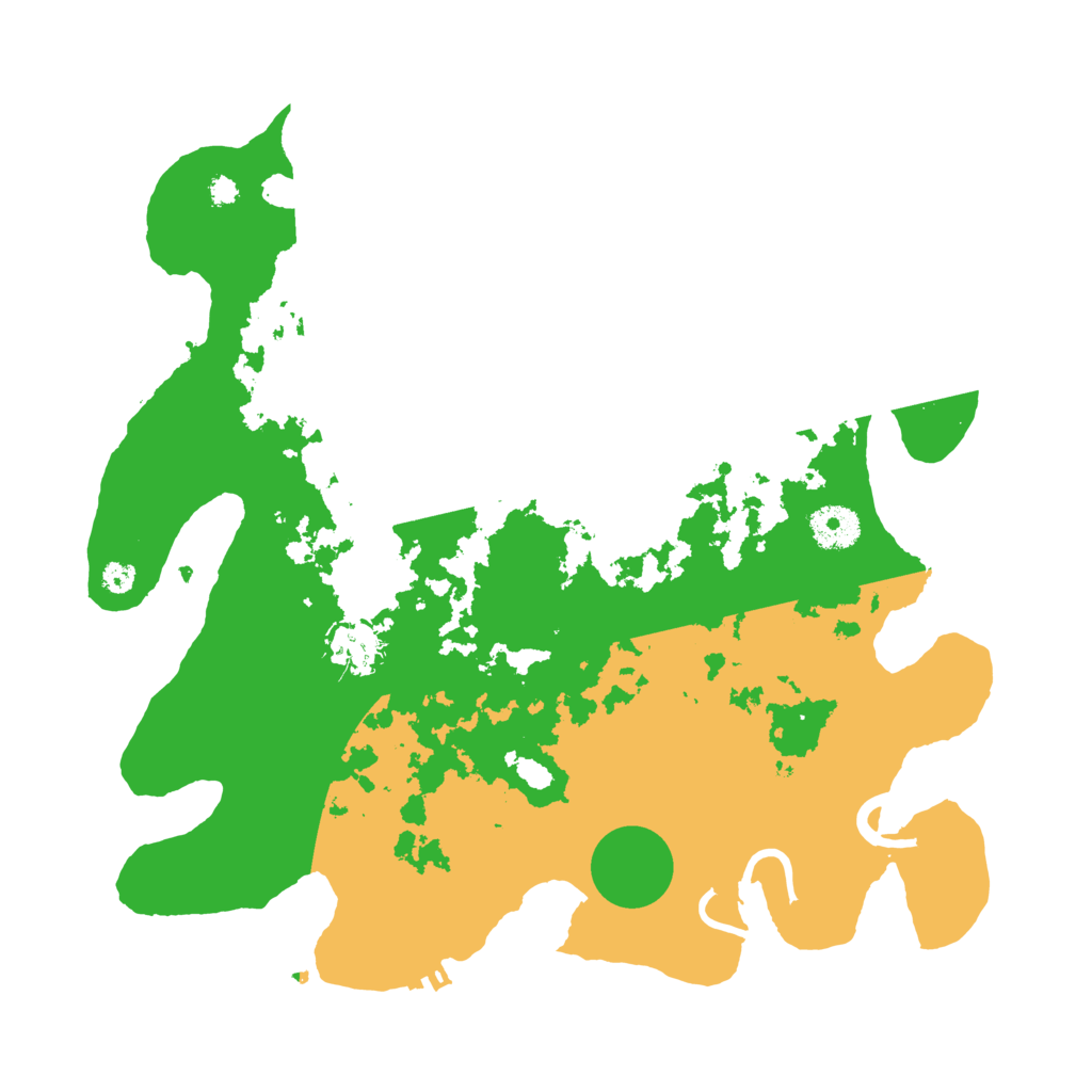 Biome Rust Map: Procedural Map, Size: 3500, Seed: 693768