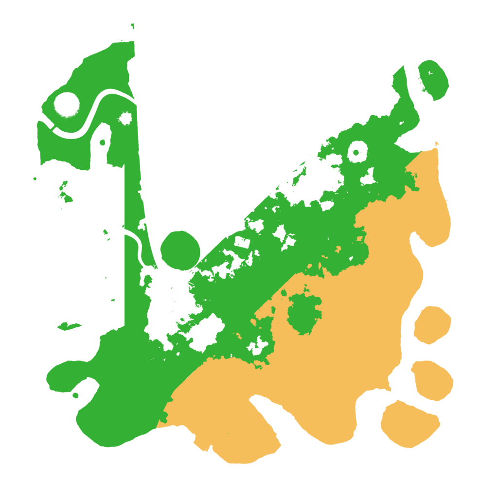 Biome Rust Map: Procedural Map, Size: 3500, Seed: 48547945