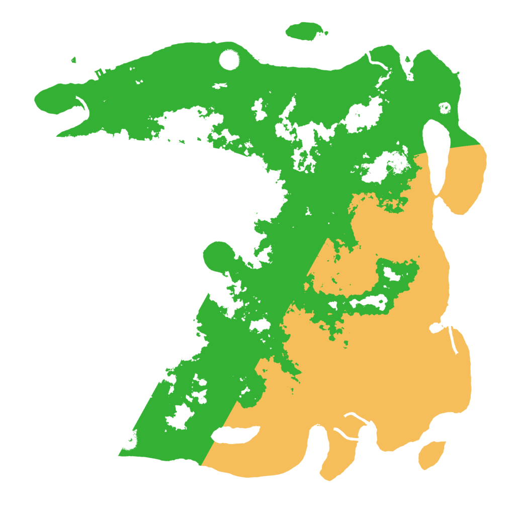 Biome Rust Map: Procedural Map, Size: 4500, Seed: 2112297394