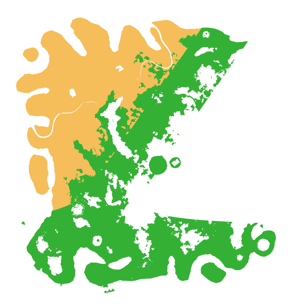Biome Rust Map: Procedural Map, Size: 4500, Seed: 1426875607