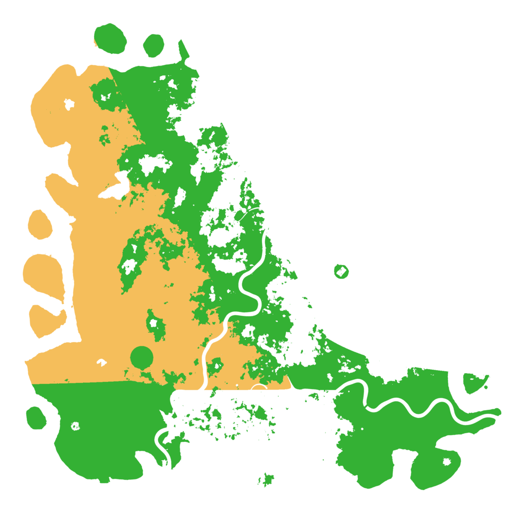 Biome Rust Map: Procedural Map, Size: 6000, Seed: 124789853