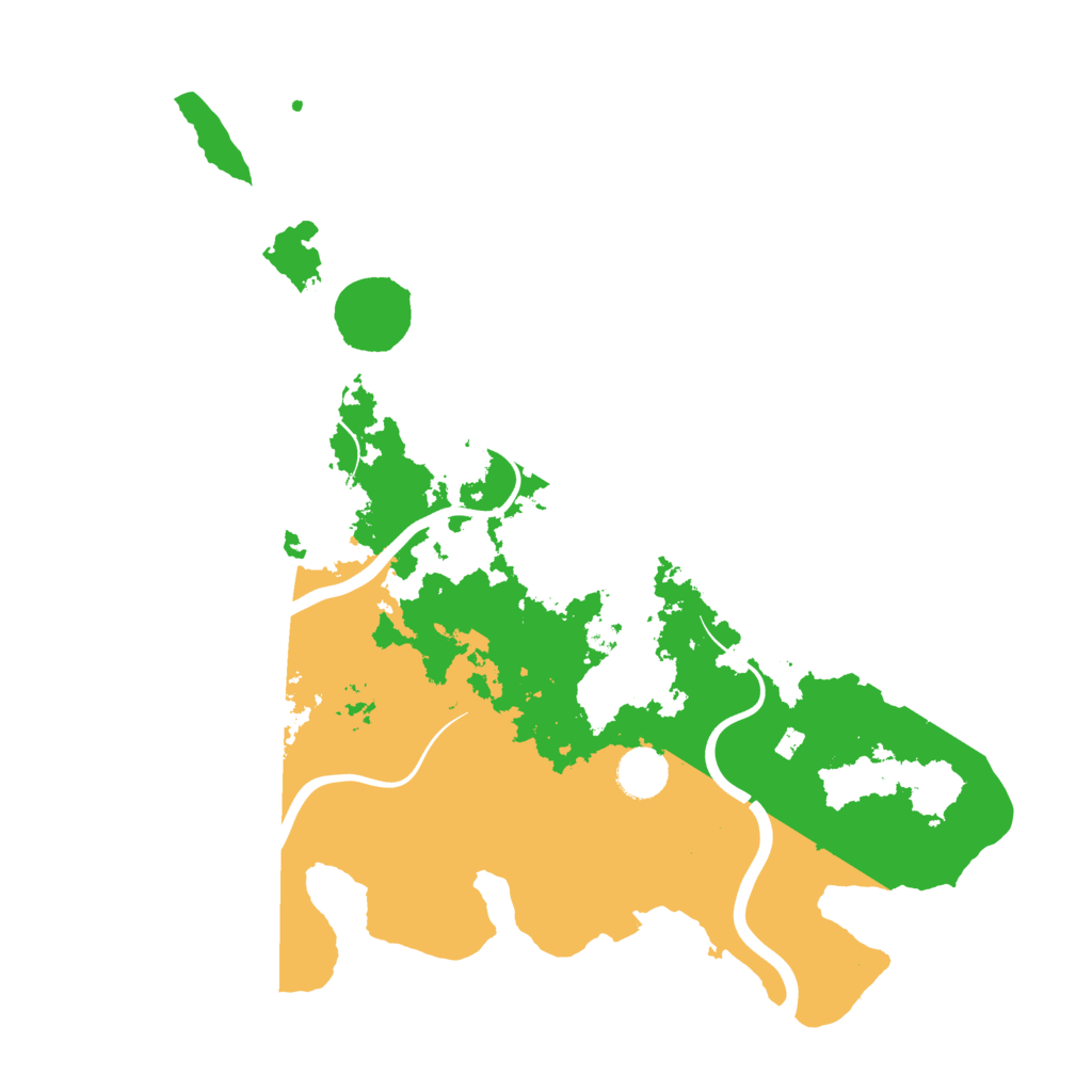 Biome Rust Map: Procedural Map, Size: 3900, Seed: 99