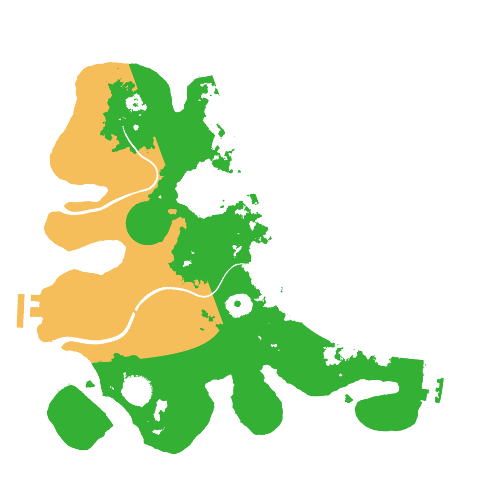 Biome Rust Map: Procedural Map, Size: 3000, Seed: 46254