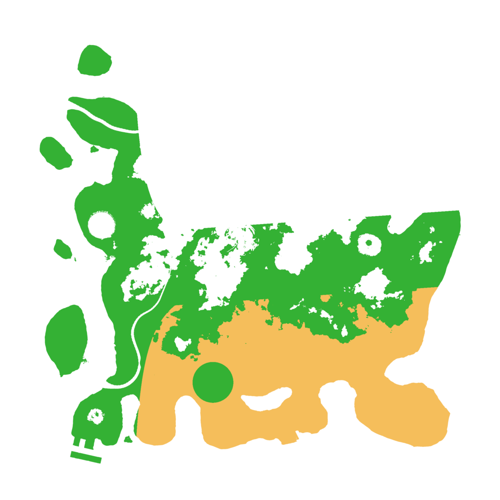Biome Rust Map: Procedural Map, Size: 3250, Seed: 444937577