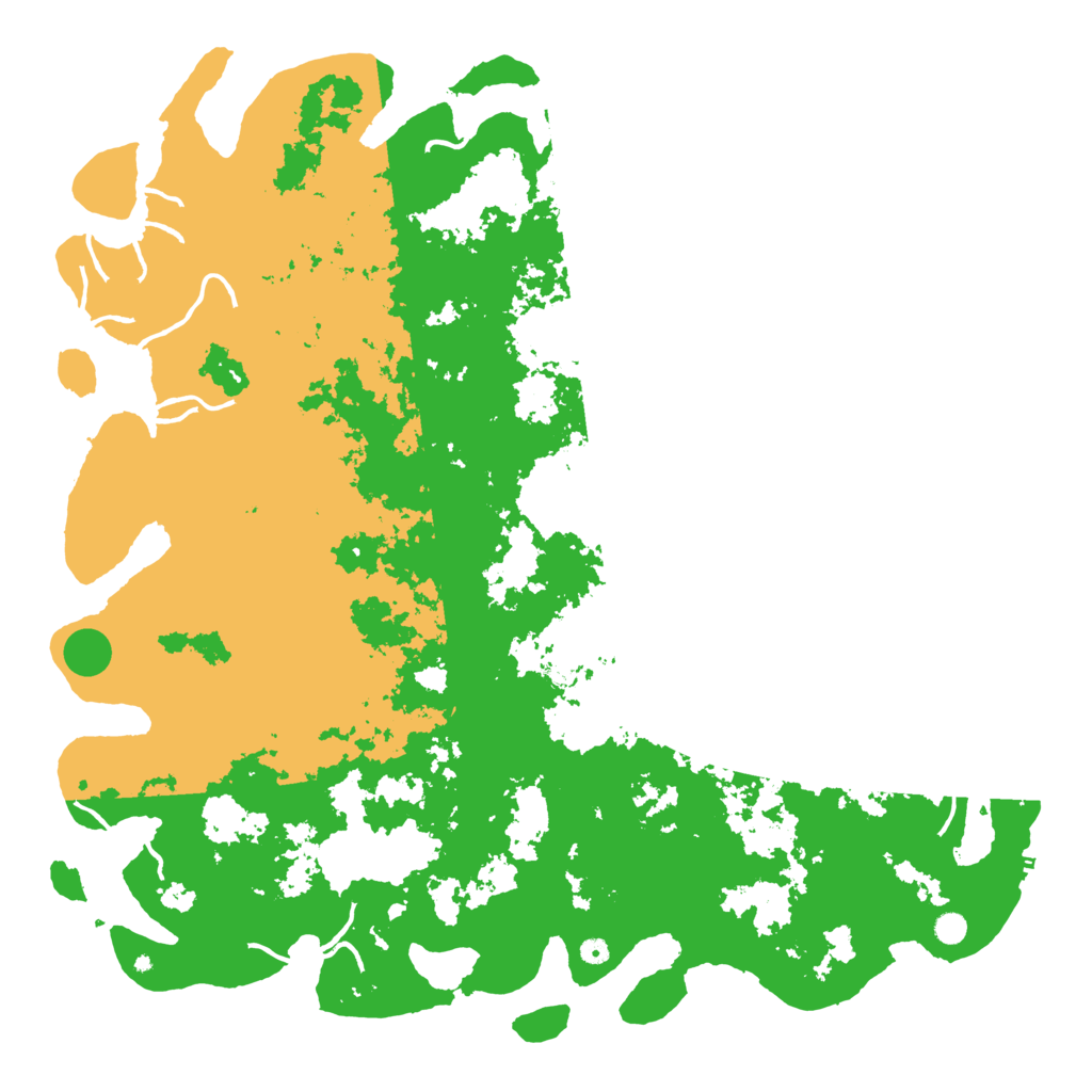 Biome Rust Map: Procedural Map, Size: 6000, Seed: 666644