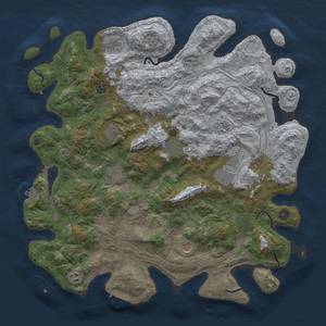 Thumbnail Rust Map: Procedural Map, Size: 4500, Seed: 1999215806, 17 Monuments