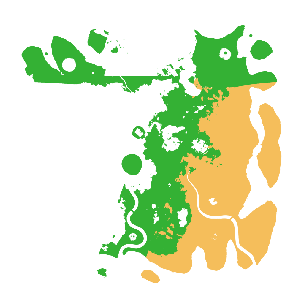 Biome Rust Map: Procedural Map, Size: 4000, Seed: 92145