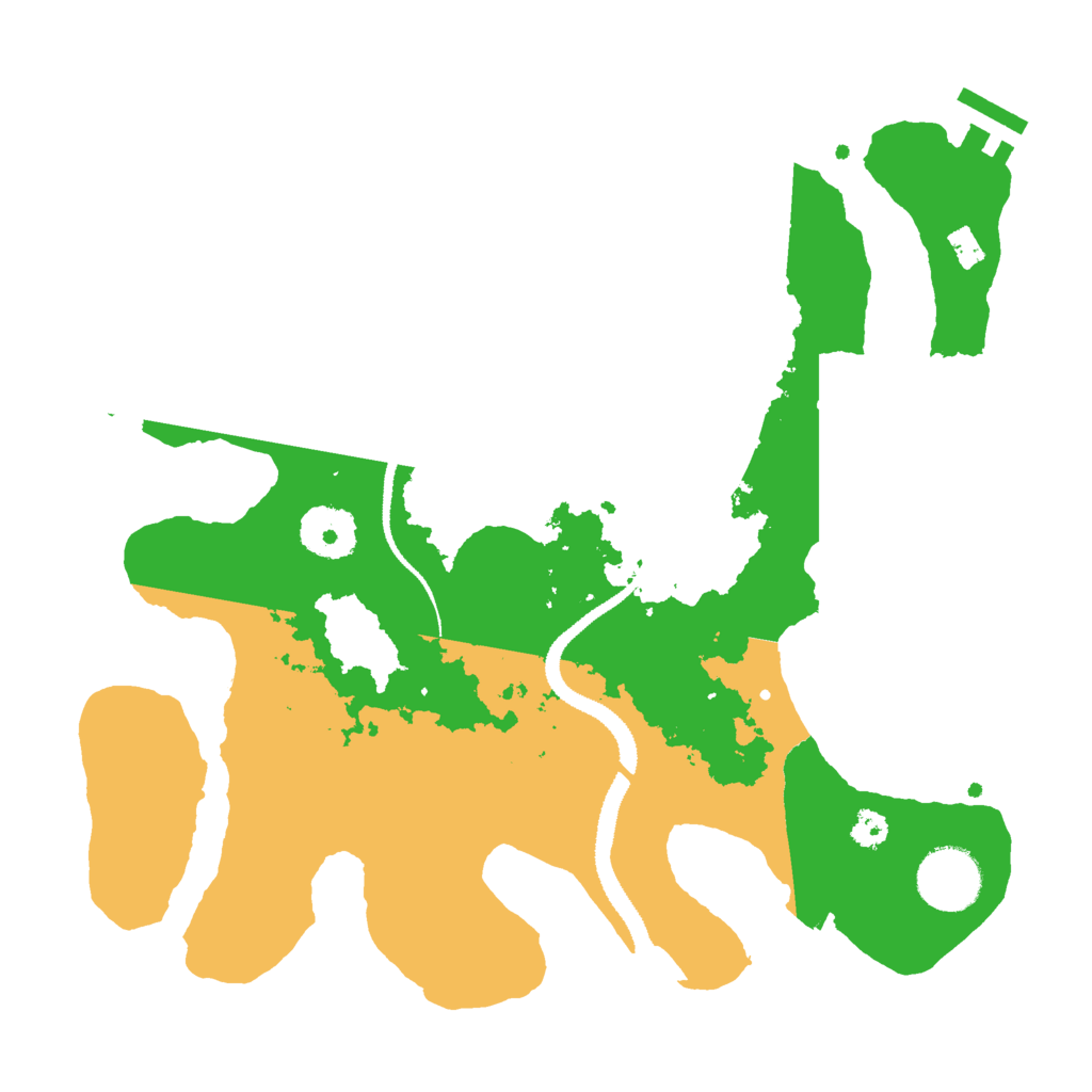 Biome Rust Map: Procedural Map, Size: 3000, Seed: 1467341769