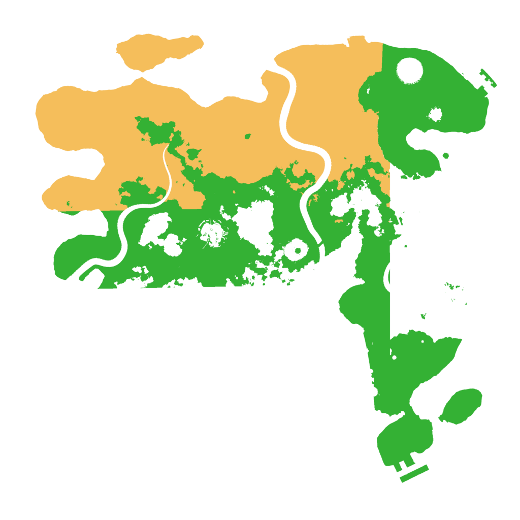 Biome Rust Map: Procedural Map, Size: 3500, Seed: 1188076551