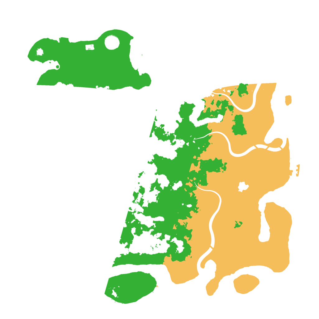 Biome Rust Map: Procedural Map, Size: 4000, Seed: 624041803