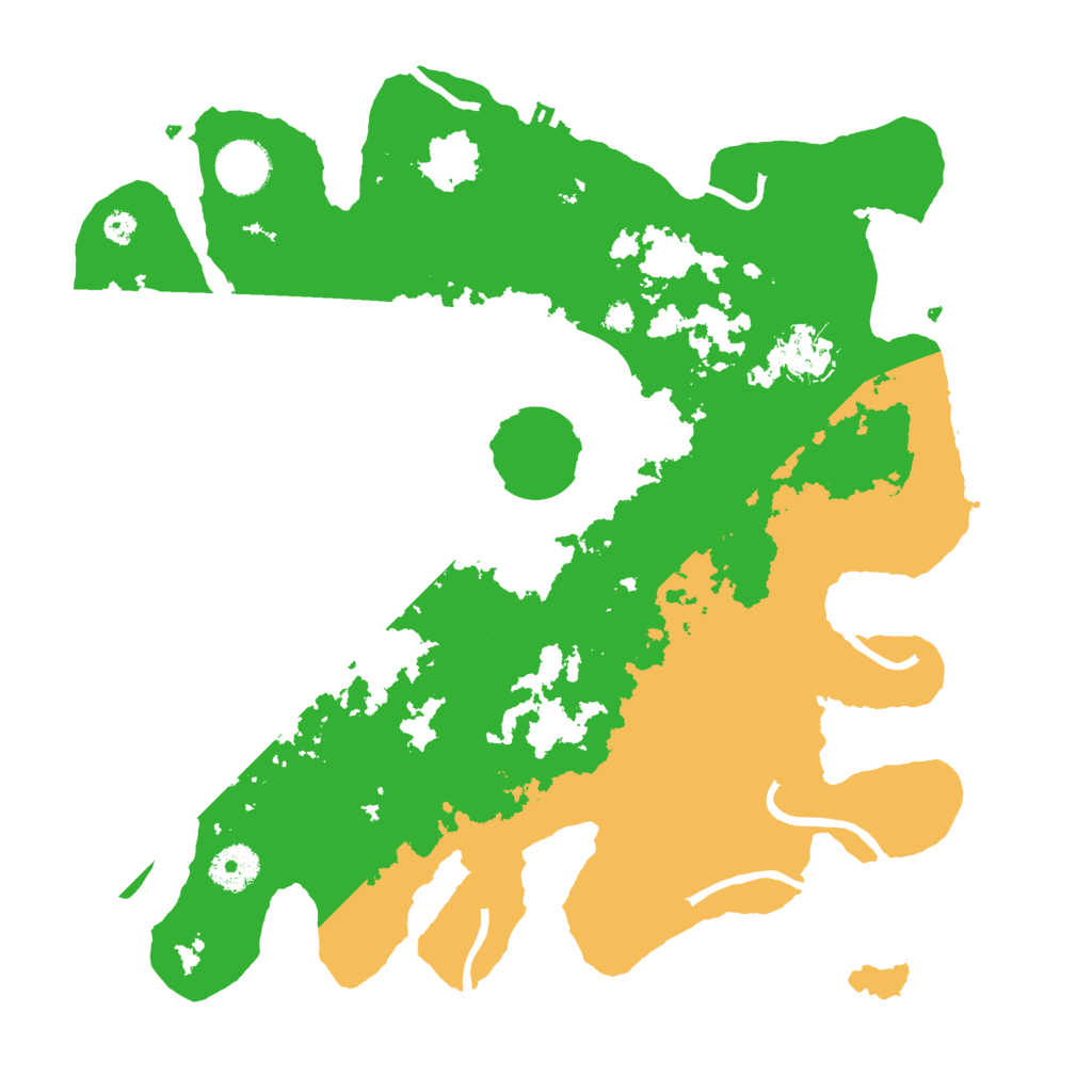 Biome Rust Map: Procedural Map, Size: 3500, Seed: 422349
