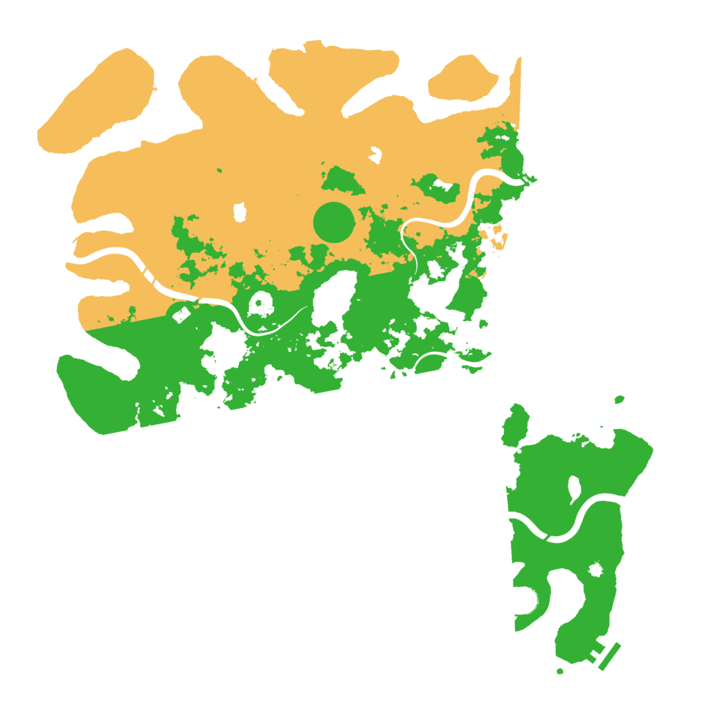 Biome Rust Map: Procedural Map, Size: 4500, Seed: 21312434