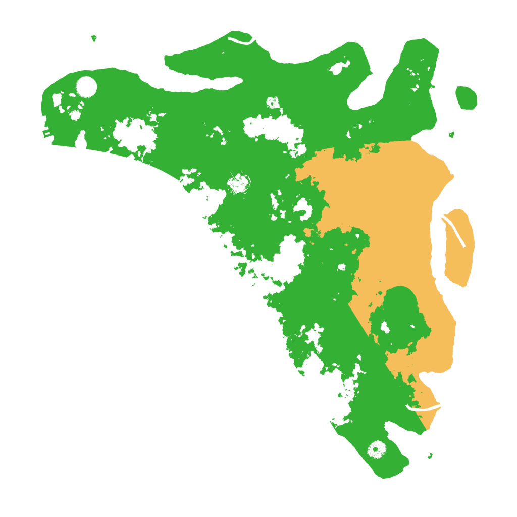 Biome Rust Map: Procedural Map, Size: 4333, Seed: 4401