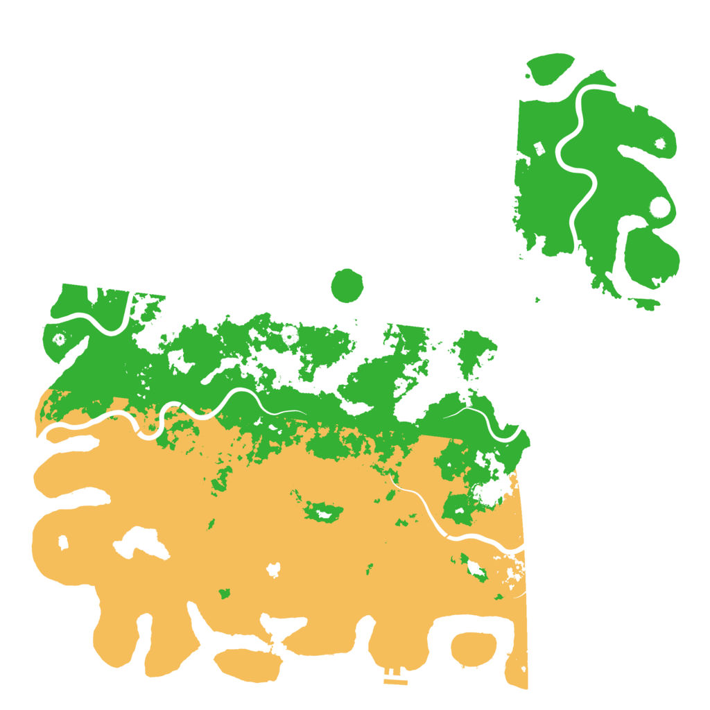 Biome Rust Map: Procedural Map, Size: 6000, Seed: 3281986