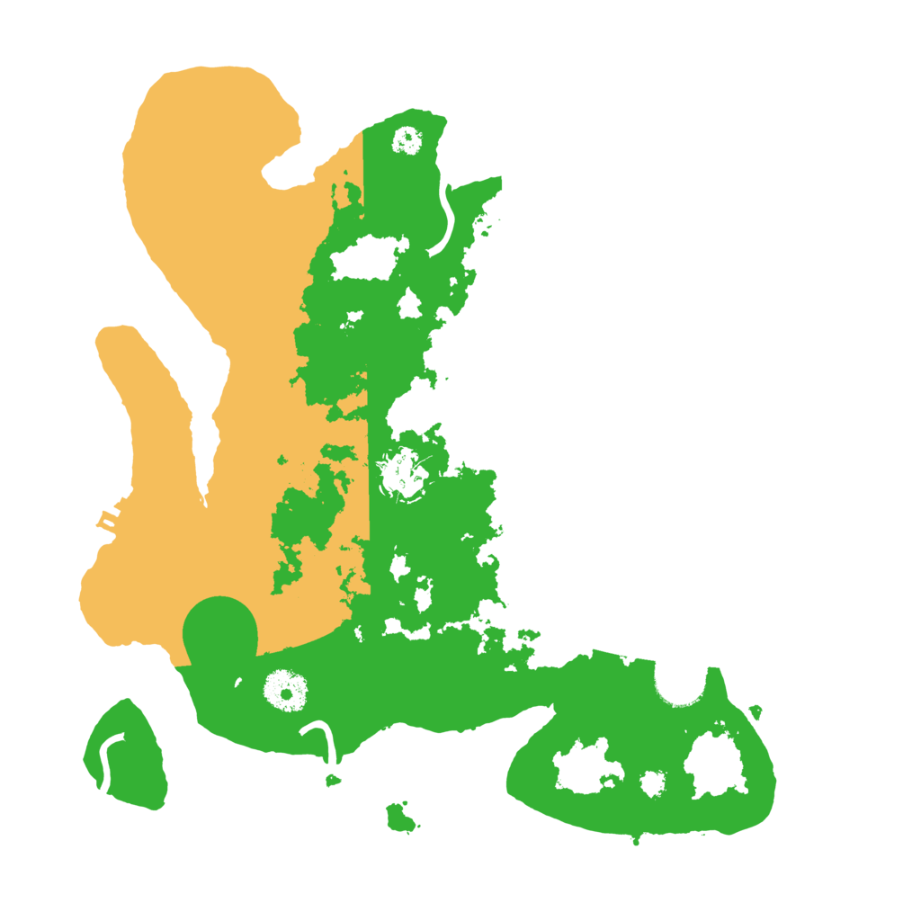 Biome Rust Map: Procedural Map, Size: 3250, Seed: 314479175