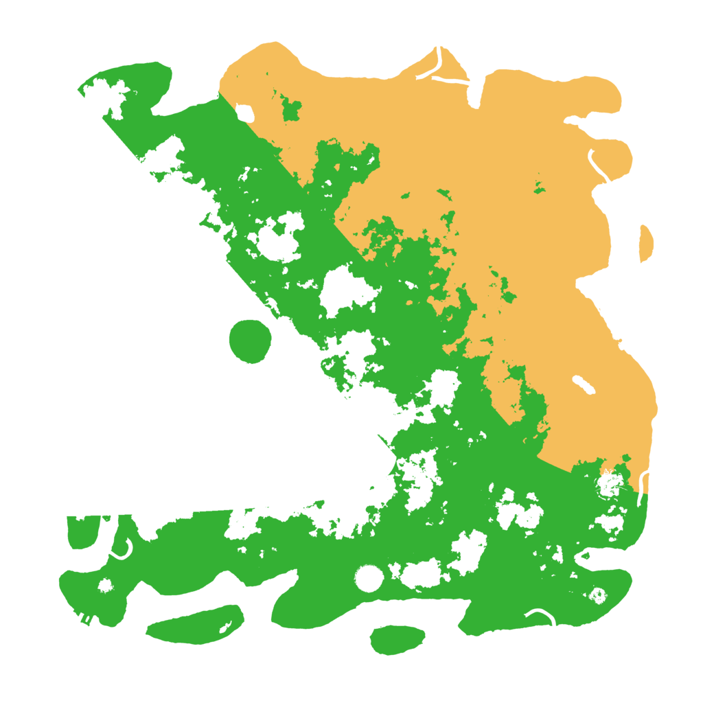 Biome Rust Map: Procedural Map, Size: 4500, Seed: 282881388