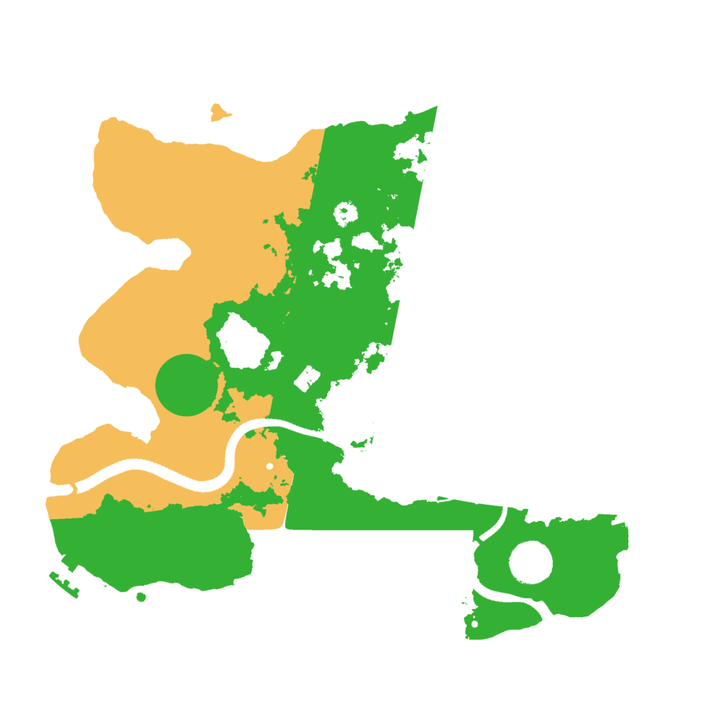 Biome Rust Map: Procedural Map, Size: 3000, Seed: 1134446057