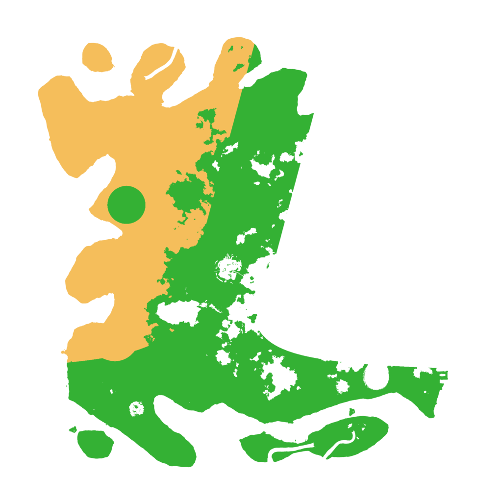 Biome Rust Map: Procedural Map, Size: 3500, Seed: 91701865